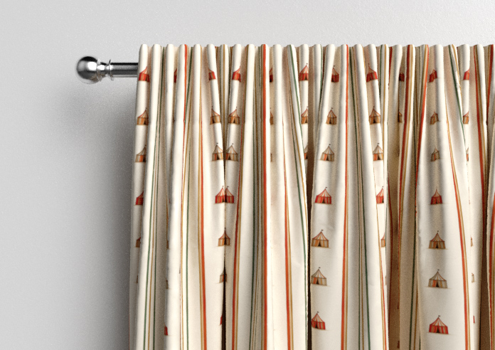 May Day, Tent Stripe Spice - Made to Measure Curtains - Image 9